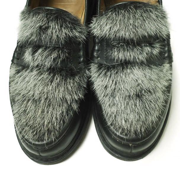 パラブーツ ランス ミンクファー 5.5 Paraboot（パラブーツ） REIMS（ランス） ミンクファー ブラック