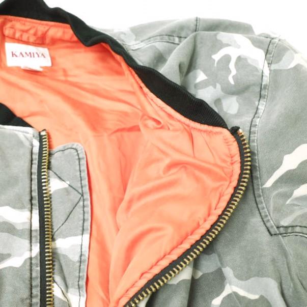 KAMIYA x FOSTEX GARMENTS カミヤ 24AW F.M.C.D. Camouflage Wash MA-1