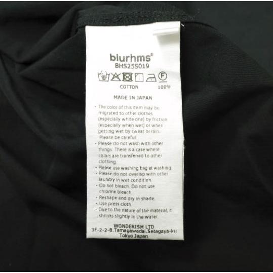 新品 BLURHMS ブラームス 25SS 日本製 Chambray Classic Shirt シャンブレークラシックシャツ BHS25S019 3 BLACK 長袖 トップス g21620 |  | 07