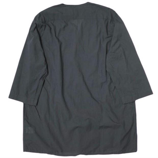 CHRISTOPHE LEMAIRE クリストフルメール ノーカラープルオーバーシャツ 55331-05420 3 NAVY 七分袖 トップス g21623 |  | 01