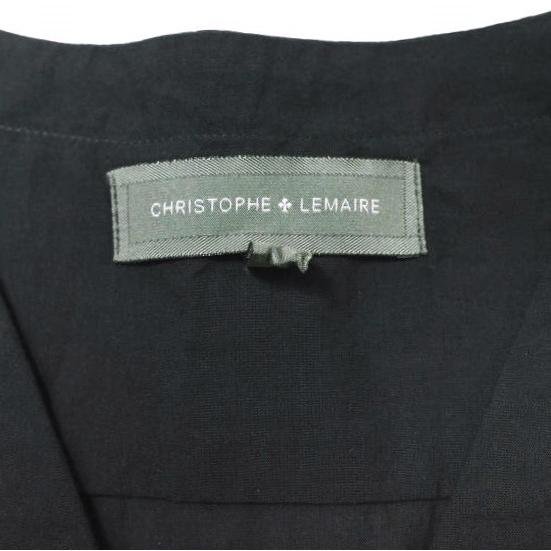 CHRISTOPHE LEMAIRE クリストフルメール ノーカラープルオーバーシャツ 55331-05420 3 NAVY 七分袖 トップス g21623 |  | 02