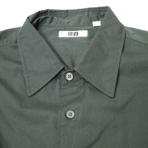 UNIQLO U ユニクロユー オーバーサイズシャツ（長袖） 331-455962 L DARK GRAY Christophe Lemaire クリストフルメール トップス g21626 |  | 04