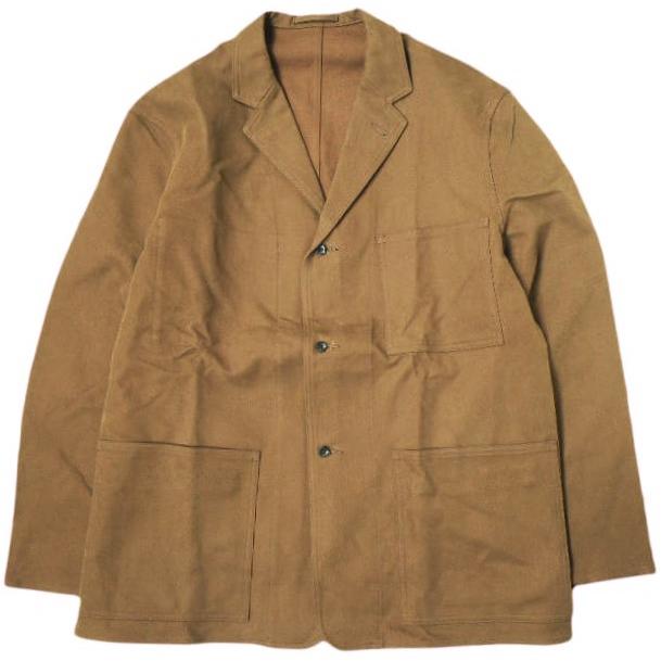 Graphpaper グラフペーパー 18AW 日本製 Cotton Double Cloth jacket コットンダブルクロスジャケット GM183-20055 2 BROWN g21629 | 