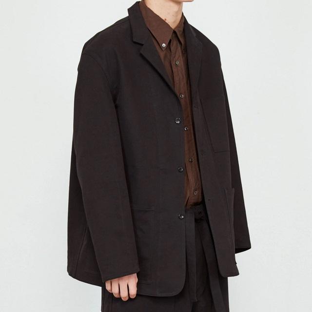 Graphpaper グラフペーパー 18AW 日本製 Cotton Double Cloth jacket コットンダブルクロスジャケット GM183-20055 2 BROWN g21629 |  | 02