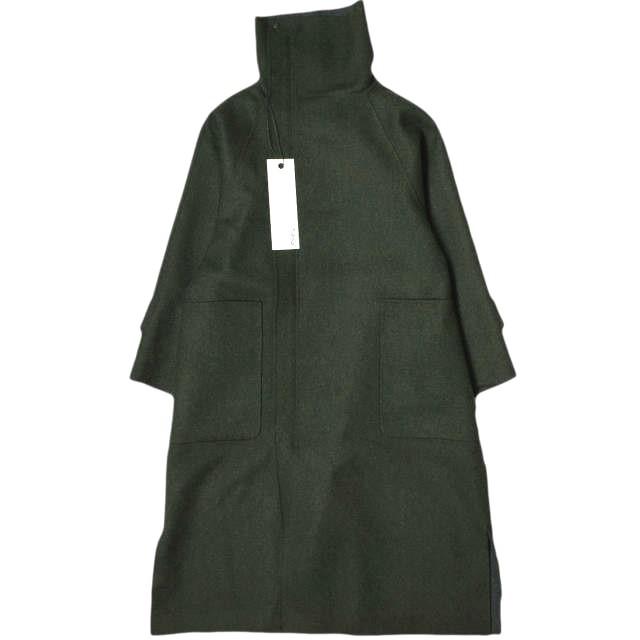 新品 CLASS クラス 日本製 ウールヘリンボーン ハイネックコート kinkオーダーモデル CBGA19UNIA 2 KHAKI 定価240,900円 アウター g21635 | 