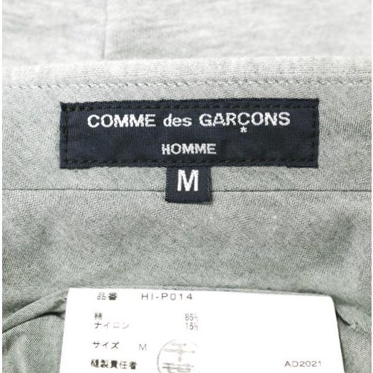 COMME des GARCONS HOMME コムデギャルソンオム 22SS Sweat Tapered Trousers スウェットテーパードトラウザーズ HI-P014 M グレー パンツ |  | 02