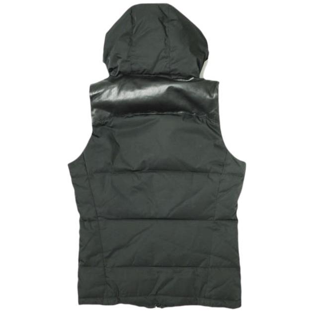wjk ダブルジェイケイ memory twill lamb hooded down vest メモリーツイル ダウンベスト 2008 cf02S L BLACK 定価94,700円 ラムレザー |  | 01