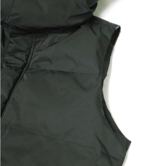 wjk ダブルジェイケイ memory twill lamb hooded down vest メモリーツイル ダウンベスト 2008 cf02S L BLACK 定価94,700円 ラムレザー |  | 04