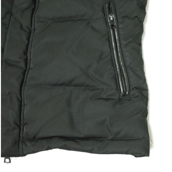 wjk ダブルジェイケイ memory twill lamb hooded down vest メモリーツイル ダウンベスト 2008 cf02S L BLACK 定価94,700円 ラムレザー |  | 05