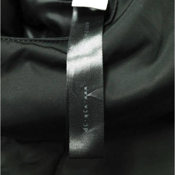 wjk ダブルジェイケイ memory twill lamb hooded down vest メモリーツイル ダウンベスト 2008 cf02S L BLACK 定価94,700円 ラムレザー |  | 06