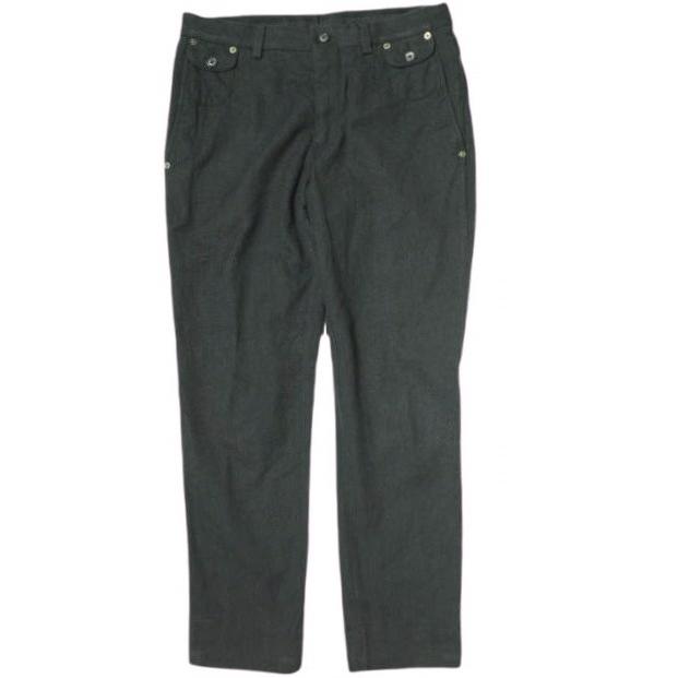 DOLCE＆GABBANA ドルチェアンドガッバーナ イタリア製 コットンヘリンボーントラウザーズ G6FZAT / FC6AY 44 GRAY テーパード パンツ | 