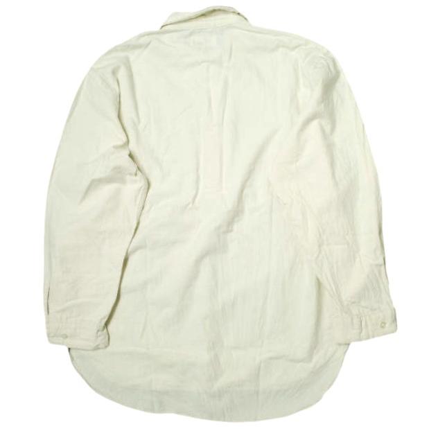 Pilgrim Surf+Supply ピルグリム サーフ+サプライ 23AW McCarthy Popover Shirt ブラッシュドコットン プルオーバーシャツ XS OFF WHITE |  | 01