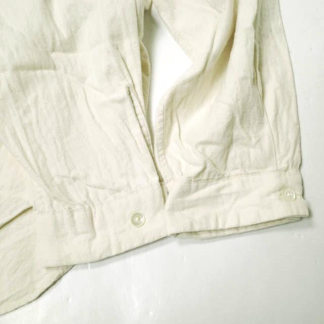 Pilgrim Surf+Supply ピルグリム サーフ+サプライ 23AW McCarthy Popover Shirt ブラッシュドコットン プルオーバーシャツ XS OFF WHITE |  | 04