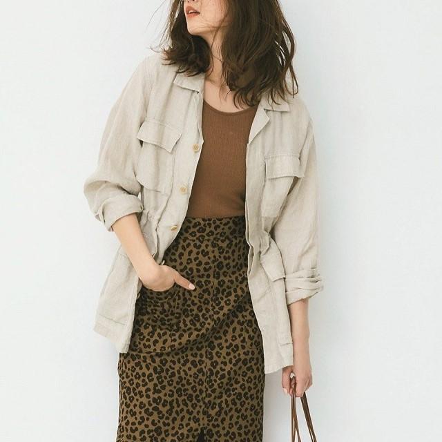 Pilgrim Surf+Supply ピルグリム サーフ+サプライ Olivia Relaxed Linen Army Jacket リラックスリネンアーミージャケット 1 NATURAL M-65 |  | 02