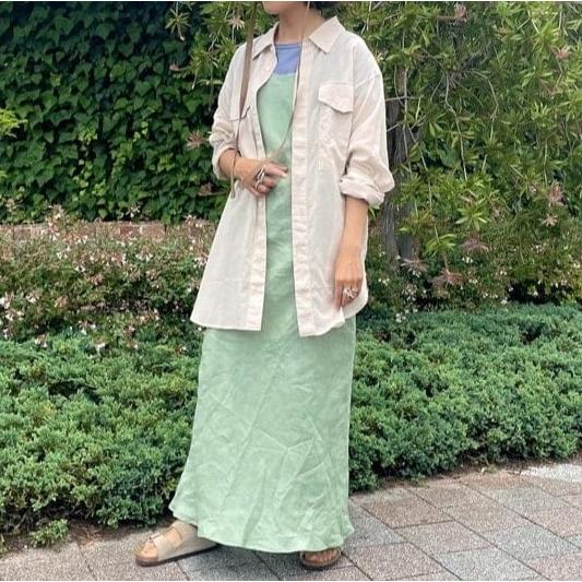 Pilgrim Surf+Supply ピルグリム サーフ+サプライ 23SS Celeste Sheer Blouse シアーミリタリーシャツ 37-11-0258-594 0 NATURAL BEAMS |  | 02