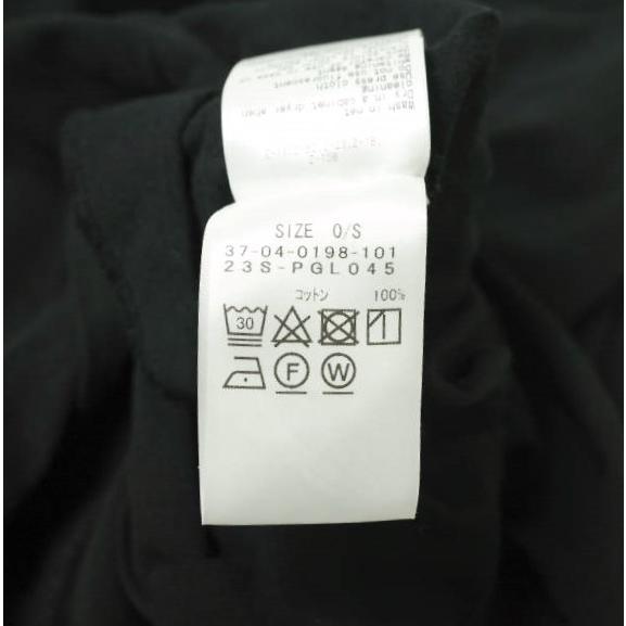Pilgrim Surf+Supply ピルグリム サーフ+サプライ 23SS Eden Slit Tee オーバーサイズスリットTシャツ 37-04-0198-101 0(S) BLACK BEAMS |  | 07