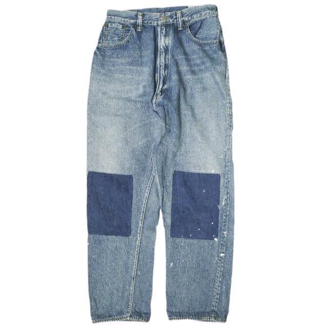 orslow x BEAMS BOY オアスロウ Monroe Pants Special パッチーワーク＆ペイント加工 モンローパンツ 701ZBB M(2) セルビッチ デニムパンツ | 