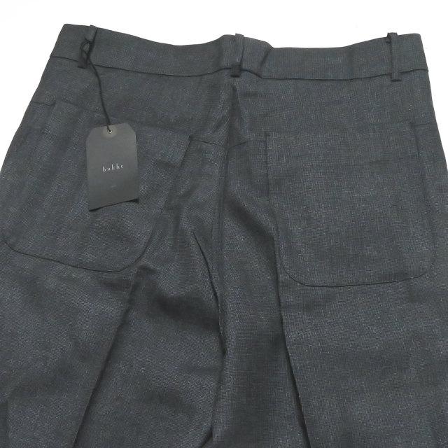 新品 bukht ブフト 18AW CLASSIC TROUSERS CHARCOAL PIN CHECK クラシックトラウザーズ BV-95812 2(M) グレー パンツ スラックス ☆☆g2178 |  | 05
