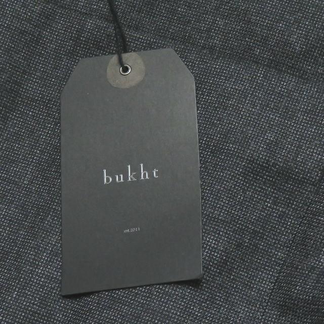 新品 bukht ブフト 18AW CLASSIC TROUSERS CHARCOAL PIN CHECK クラシックトラウザーズ BV-95812 2(M) グレー パンツ スラックス ☆☆g2178 |  | 06