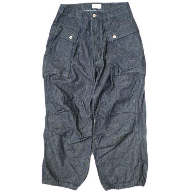HERILL ヘリル 23SS 日本製 Nepdenim M44 Trousers ネップデニム