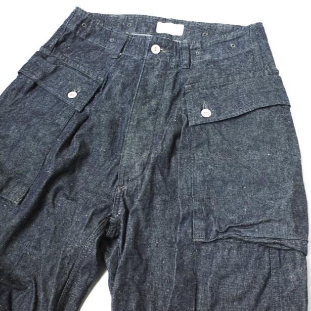 HERILL ヘリル 23SS 日本製 Nepdenim M44 Trousers ネップデニム