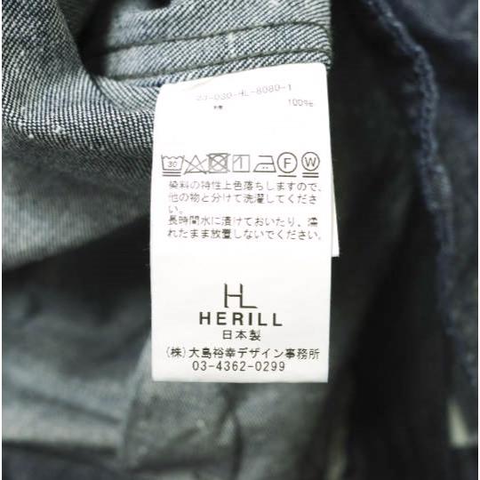 HERILL ヘリル 23SS 日本製 Nepdenim M44 Trousers ネップデニム