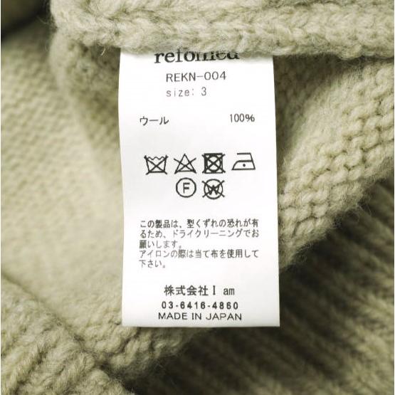 refomed リフォメッド 23AW 日本製 GRANNY REPAIR KNIT SWEATER グラニーリペアニットセーター  REKN-004 3 IVORY クルーネック g21816 |  | 07