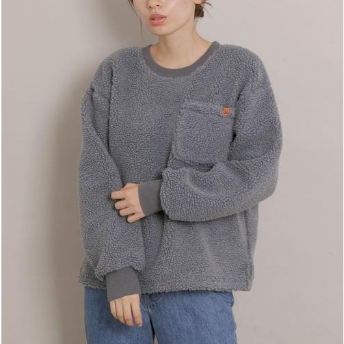 UNIVERSAL OVERALL x URBAN RESEARCH Sonny Label ユニバーサルオーバーオール 21AW 別注 ボアクループルオーバー Free チャコールグレー |  | 02