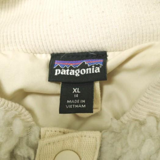 PATAGONIA パタゴニア 18AW Girls' Retro-X Bomber Jacket ガールズ・レトロX・ボマージャケット 65415 XL(14) Natural(NAT) ボア フリース |  | 07