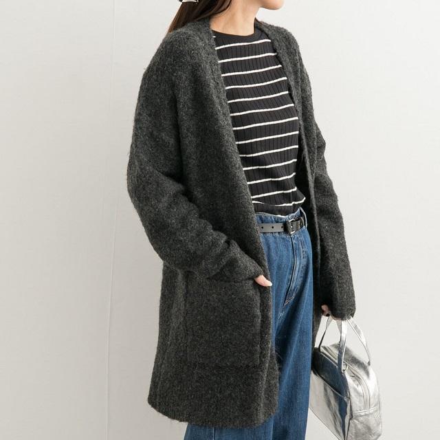 URBAN RESEARCH DOORS アーバンリサーチドアーズ 24AW ブークレニットカーディガン DR47-22A104 M CHARCOAL トップス g21827 |  | 02