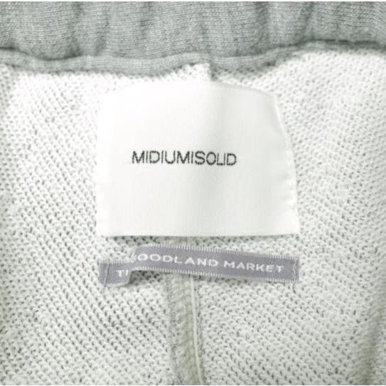 MIDIUMISOLID x THE GOODLAND MARKET ミディウミソリッド TGM 別注 Short Easy Pants スウェット1タックショーツ グレー イージー パンツ |  | 03