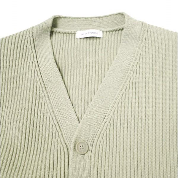 FREAK'S STORE フリークスストア 22AW 畔編み Vネックニットカーディガン 223-1311 L カーキ トップス g21855 |  | 03