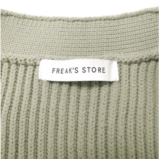 FREAK'S STORE フリークスストア 22AW 畔編み Vネックニットカーディガン 223-1311 L カーキ トップス g21855 |  | 06