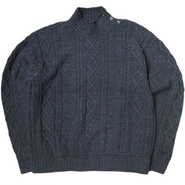 RRL　ダブルアールエル　コットン　ニット　セーター　チャコールグレー　S 楽天市場】(ダブルアールエル) RRL コットン ロールネック