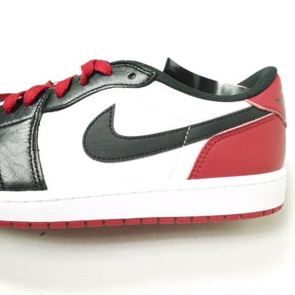 新品 NIKE ナイキ AIR JORDAN 1 RETRO LOW OG エアジョーダン 1 CZ0790-106 US10.5(28.5cm) WHITE/BLACK-VARSITY RED Black Toe つま黒 |  | 07