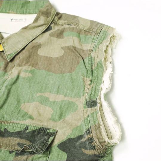 Porter Classic ポータークラシック Custom Camouflage Vest コットンリップストップ カスタムカモフラージュベスト L CAMO パラカチェック |  | 04