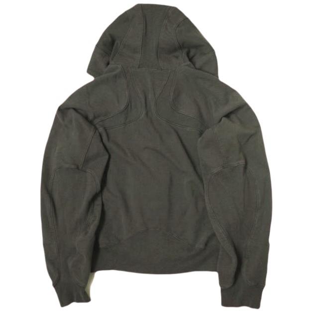 新品 NVRFRGT ネヴァーフォーゲット 25SS PANELLED ZIP UP HOODIE パネルドジップアップフーディ NF251T01 2 DARK BROWN 裏毛 パーカー |  | 01