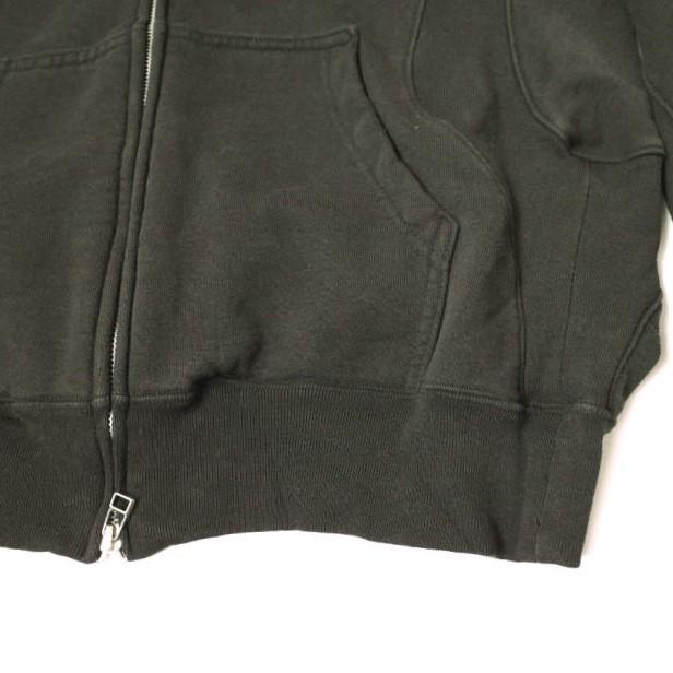 新品 NVRFRGT ネヴァーフォーゲット 25SS PANELLED ZIP UP HOODIE パネルドジップアップフーディ NF251T01 2 DARK BROWN 裏毛 パーカー |  | 05