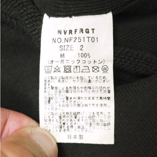 新品 NVRFRGT ネヴァーフォーゲット 25SS PANELLED ZIP UP HOODIE パネルドジップアップフーディ NF251T01 2 DARK BROWN 裏毛 パーカー |  | 08