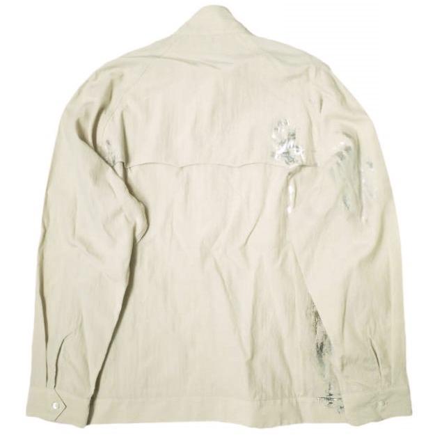 新品 EMAM エマム 25SS 日本製 Painted Swing Top Shirt ペイントスイングトップシャツ EM25SS-SH001 1 CREAM 長袖 ハリントンジャケット |  | 01