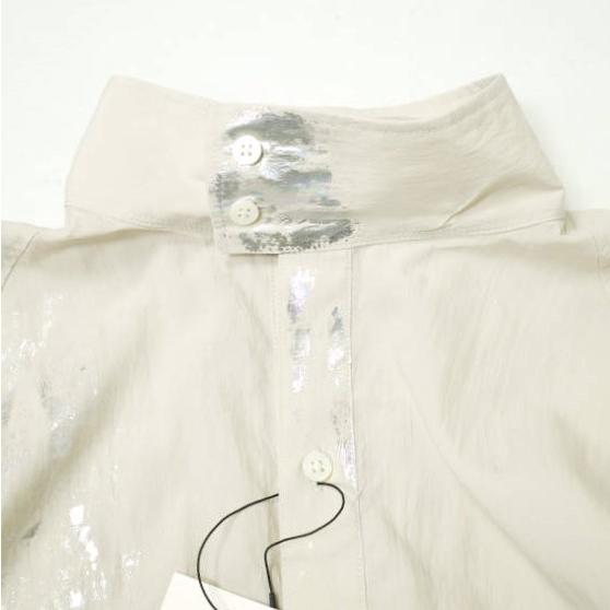 新品 EMAM エマム 25SS 日本製 Painted Swing Top Shirt ペイントスイングトップシャツ EM25SS-SH001 1 CREAM 長袖 ハリントンジャケット |  | 04