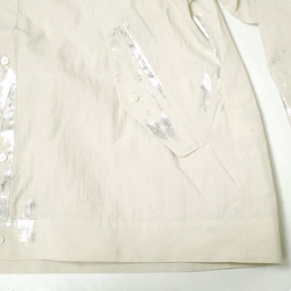 新品 EMAM エマム 25SS 日本製 Painted Swing Top Shirt ペイントスイングトップシャツ EM25SS-SH001 1 CREAM 長袖 ハリントンジャケット |  | 05