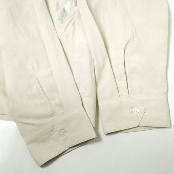 新品 EMAM エマム 25SS 日本製 Painted Swing Top Shirt ペイントスイングトップシャツ EM25SS-SH001 1 CREAM 長袖 ハリントンジャケット |  | 06