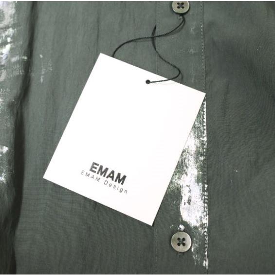 新品 EMAM エマム 25SS Painted Swing Top Shirt ペイントスイングトップシャツ EM25SS-SH001 1 DARK GRAY 長袖 ハリントンジャケット |  | 03