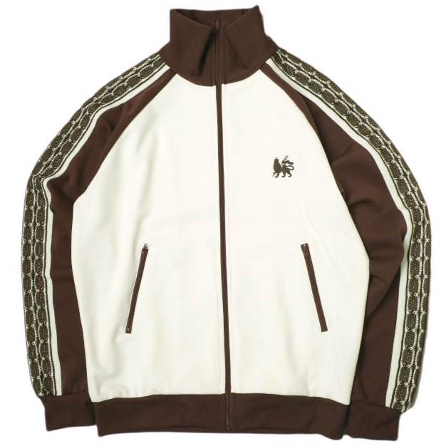 新品 SASQUATCHfabrix. サスクワァッチファブリックス 24AW LACE TAPE TRACK JACKET トラックジャケット 24AW-CSS-001 M BROWN ジャージー | 