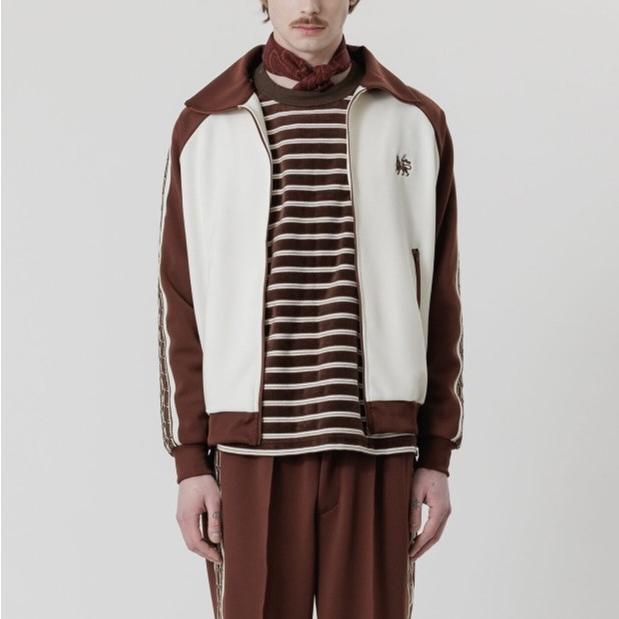 新品 SASQUATCHfabrix. サスクワァッチファブリックス 24AW LACE TAPE TRACK JACKET トラックジャケット 24AW-CSS-001 M BROWN ジャージー |  | 02