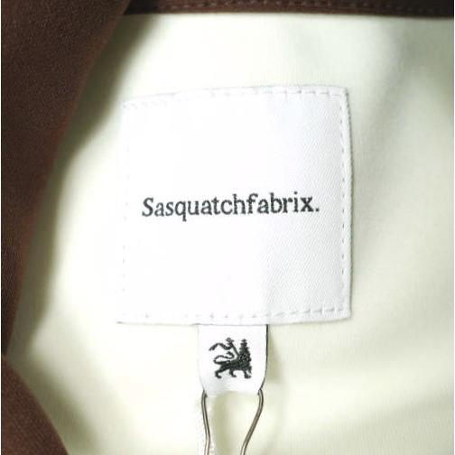 新品 SASQUATCHfabrix. サスクワァッチファブリックス 24AW LACE TAPE TRACK JACKET トラックジャケット 24AW-CSS-001 M BROWN ジャージー |  | 07