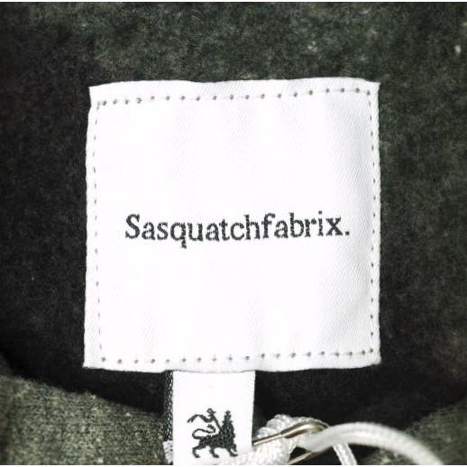 新品 SASQUATCHfabrix. サスクワァッチファブリックス 24AW DESTROY HOODIE ハイパーブリーチ ダメージ加工プルオーバーパーカー L BLACK |  | 07