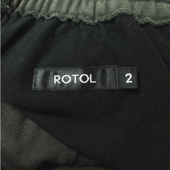 新品 ROTOL ロトル 24AW 日本製 TRANSFORM SWEAT PANTS トランスフォームスウェットパンツ R24WPEM27 2 BLACK イージー ジップ 裏毛 g21930 |  | 07