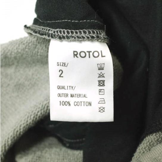新品 ROTOL ロトル 24AW 日本製 TRANSFORM SWEAT PANTS トランスフォームスウェットパンツ R24WPEM27 2 GRAY イージー ジップ 裏毛 g21931 |  | 08